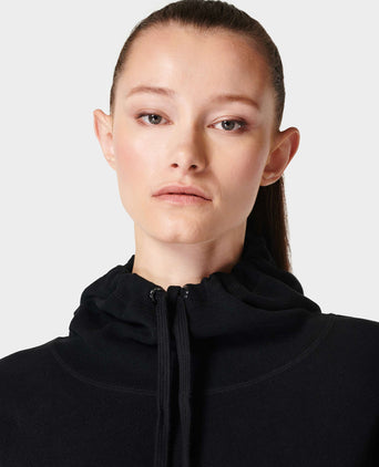 Escape Italian Fleece Hoody - Black