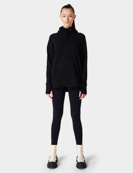 Sweaty Betty Escape Italian Fleece Hoody - Blackimages4- The Sports Edit