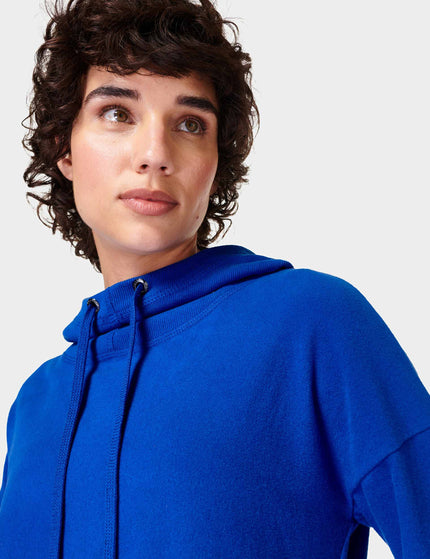 Sweaty Betty Escape Italian Fleece Hoody - Lightning Blueimages3- The Sports Edit