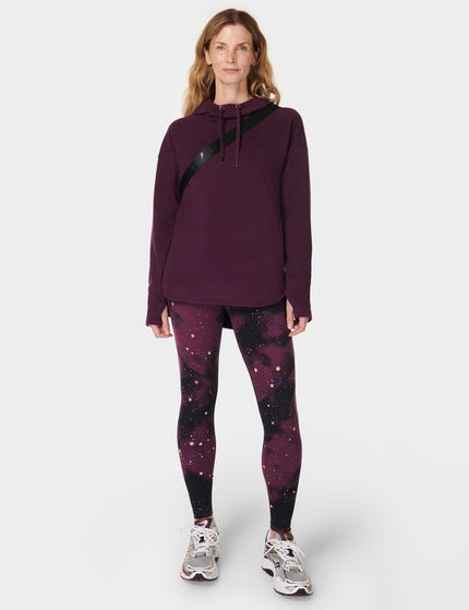 Sweaty Betty Escape Luxe Fleece Hoody - Midnight Cherry Purpleimages6- The Sports Edit