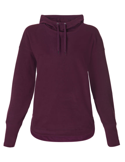 Sweaty Betty Escape Luxe Fleece Hoody - Midnight Cherry Purpleimages7- The Sports Edit