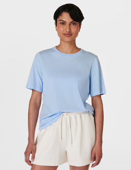 Sweaty Betty Essential Crew Neck T-Shirt - Breeze Blueimages1- The Sports Edit