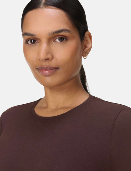 Sweaty Betty Essential Sculpt Long Sleeve Top - Sable Brownimages3- The Sports Edit