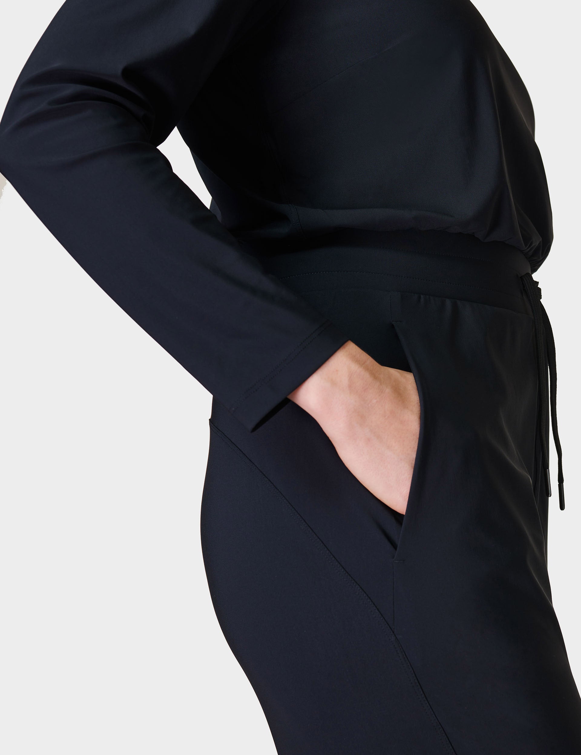 Sweaty Betty Explorer Long Sleeve Jumpsuit Black The Sports Edit
