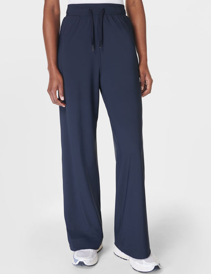 Sweaty Betty Explorer Wide Leg Trouser - Navy Blueimages1- The Sports Edit