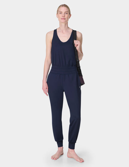 Sweaty Betty Gaia Performance Yoga Jumpsuit - Navy Blueimages1- The Sports Edit