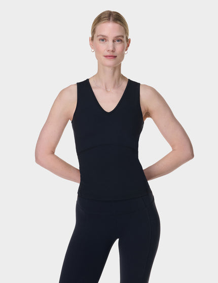 Sweaty Betty Gaia V-Neck Tank - Blackimages1- The Sports Edit