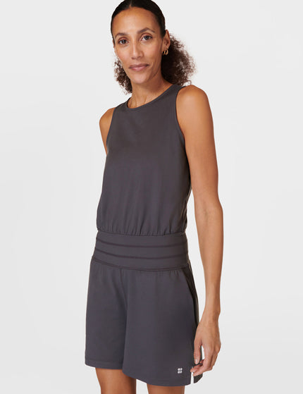 Sweaty Betty Gaia Performance Yoga Romper - Urban Greyimages3- The Sports Edit