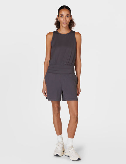 Sweaty Betty Gaia Performance Yoga Romper - Urban Greyimages6- The Sports Edit