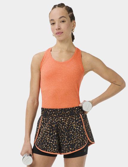 Sweaty Betty Get Set 2-in-1 Multi-Train Shorts - Brown Offbeat Animal Printimages5- The Sports Edit