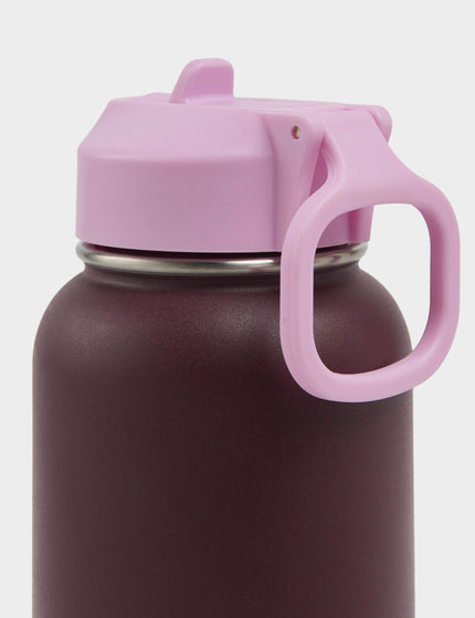 Sweaty Betty Keep It Chill Straw Water Bottle 950ml - Malbec Red/Lilac Pinkimages3- The Sports Edit