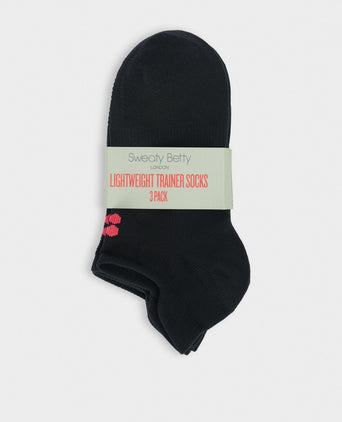 Lightweight Trainer Socks 3 Pack - Black