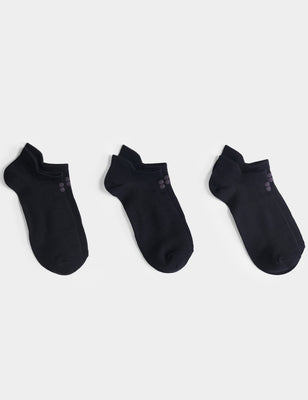 Lightweight Trainer Socks 3 Pack - Black