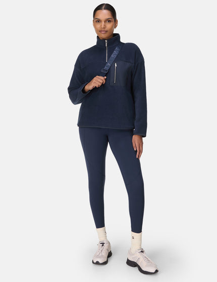 Sweaty Betty Mallow Half Zip Pullover - Navy Blueimages6- The Sports Edit