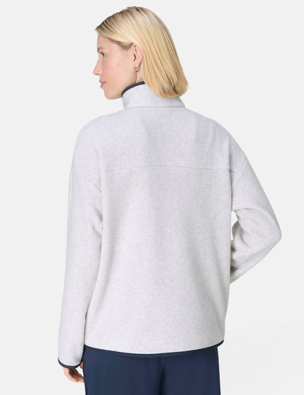 Sweaty Betty Mallow Zip Through - Mottled Grey/Navy Blueimages2- The Sports Edit