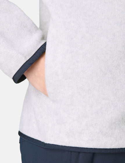 Sweaty Betty Mallow Zip Through - Mottled Grey/Navy Blueimages4- The Sports Edit