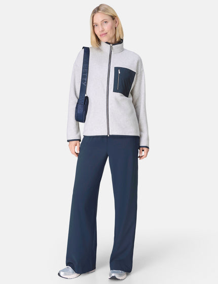 Sweaty Betty Mallow Zip Through - Mottled Grey/Navy Blueimages6- The Sports Edit