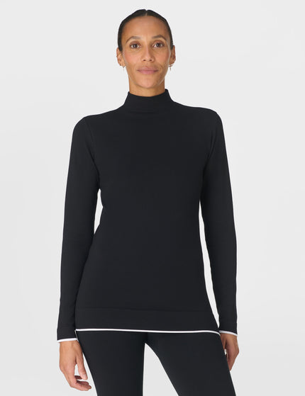 Sweaty Betty Modal High Neck Base Layer Top - Blackimages1- The Sports Edit