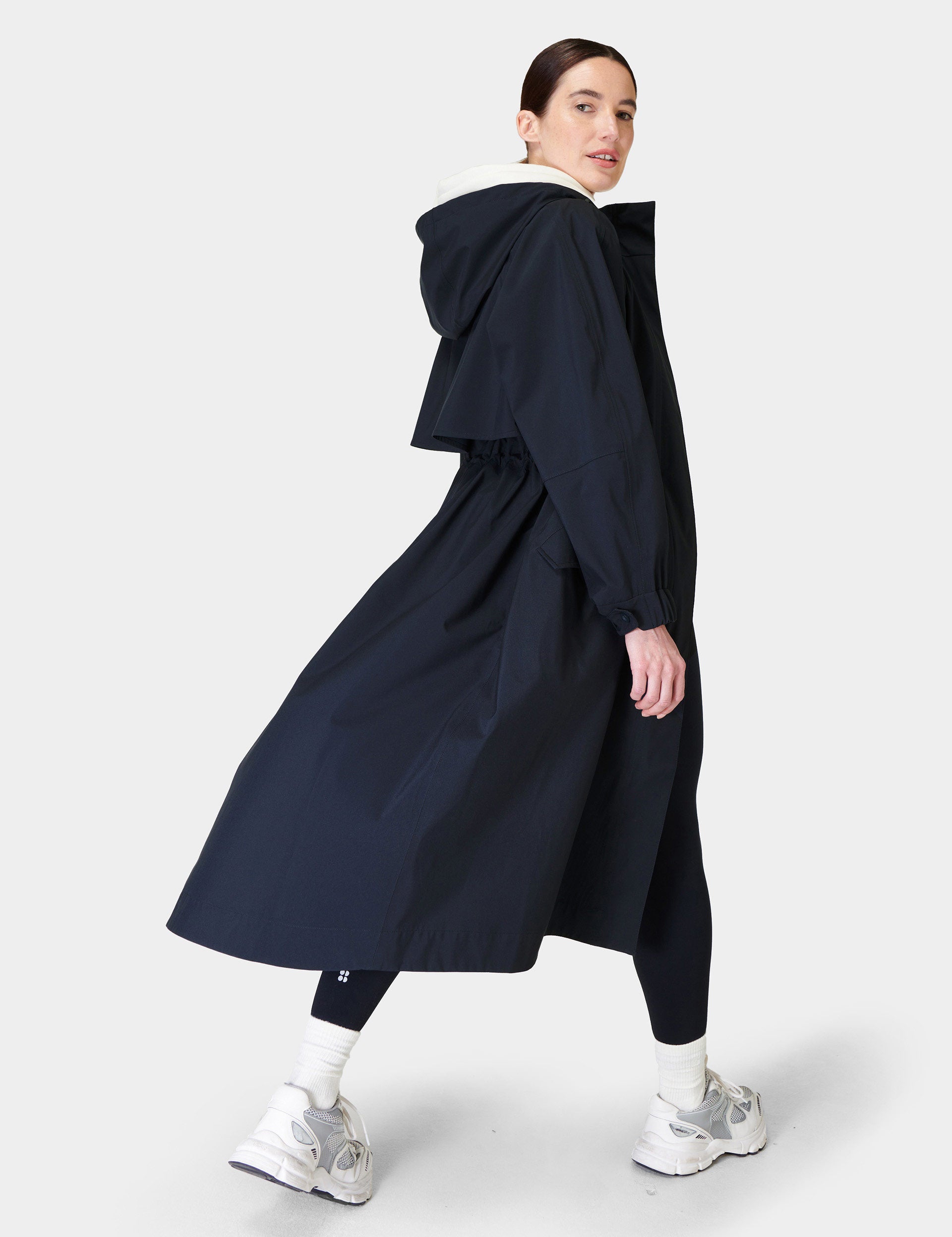 Motion Longline Parka French Navy Blue
