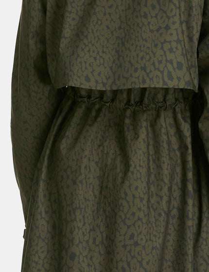 Sweaty Betty Motion Technical Longline Parka - Large Green Leopard Printimages6- The Sports Edit