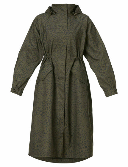 Sweaty Betty Motion Technical Longline Parka - Large Green Leopard Printimages8- The Sports Edit