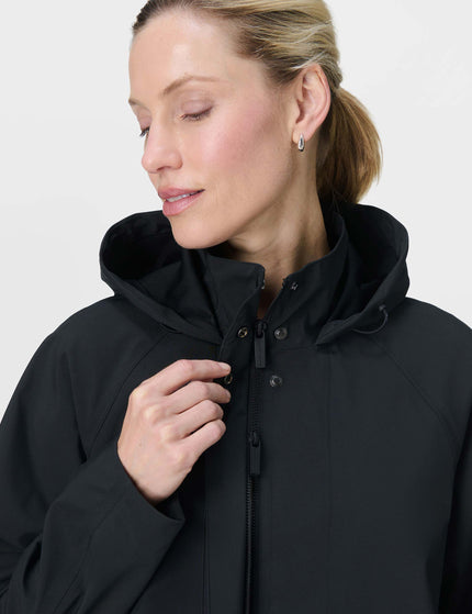 Sweaty Betty Motion Waterproof Cropped Parka - Blackimages4- The Sports Edit