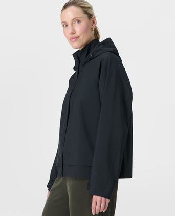 Motion Waterproof Cropped Parka - Black
