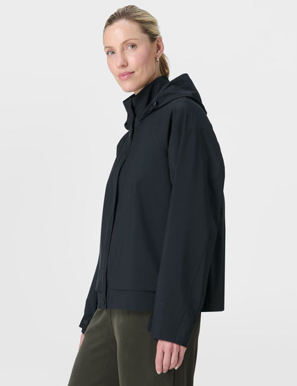Sweaty Betty Motion Waterproof Cropped Parka - Blackimages2- The Sports Edit