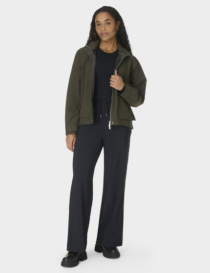 Sweaty Betty Motion Waterproof Cropped Parka - Nori Greenimages5- The Sports Edit