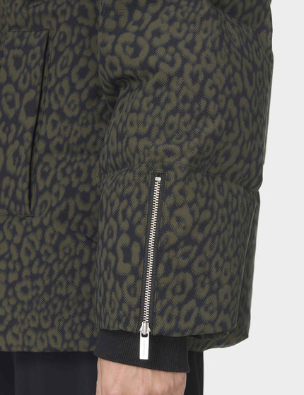 Sweaty Betty Nimbus Cloud Short Puffer - Large Green Leopard Printimages5- The Sports Edit