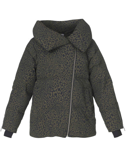 Sweaty Betty Nimbus Cloud Short Puffer - Large Green Leopard Printimages8- The Sports Edit
