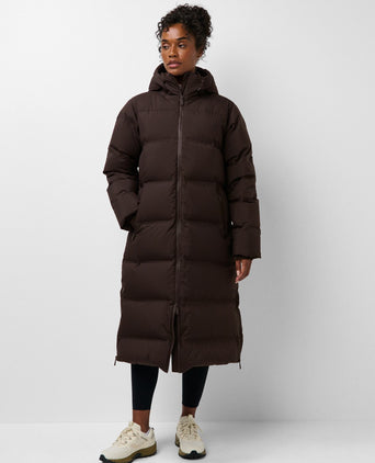 Nimbus Longline Waterproof Puffer - Espresso Brown