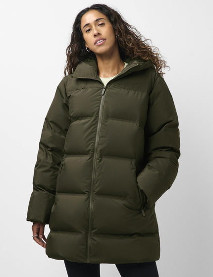 Sweaty Betty Nimbus Mid Waterproof Puffer - Nori Greenimages1- The Sports Edit