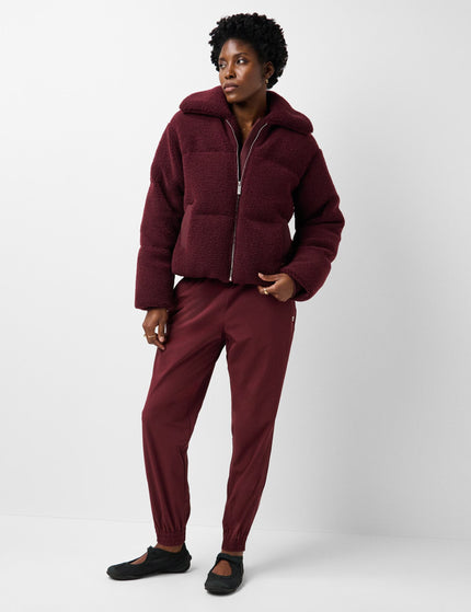 Sweaty Betty Nimbus Short Sherpa Jacket - Malbec Redimages1- The Sports Edit