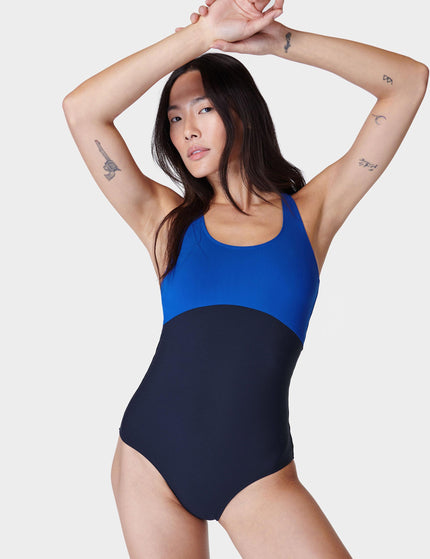 Sweaty Betty Ocean Xtra Life Performance Swimsuit - French Navy Blueimages5- The Sports Edit