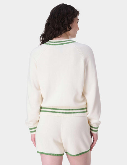 Sweaty Betty Off Court V-Neck Jumper - Lily Whiteimages2- The Sports Edit