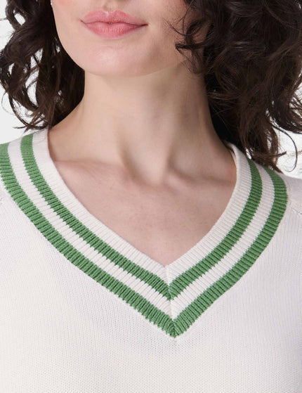 Sweaty Betty Off Court V-Neck Jumper - Lily Whiteimages3- The Sports Edit