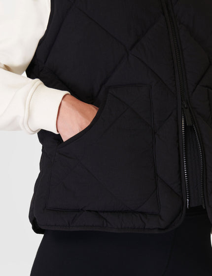 Sweaty Betty On the Move Gilet - Blackimages3- The Sports Edit