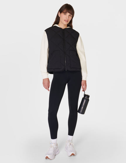 Sweaty Betty On the Move Gilet - Blackimages4- The Sports Edit