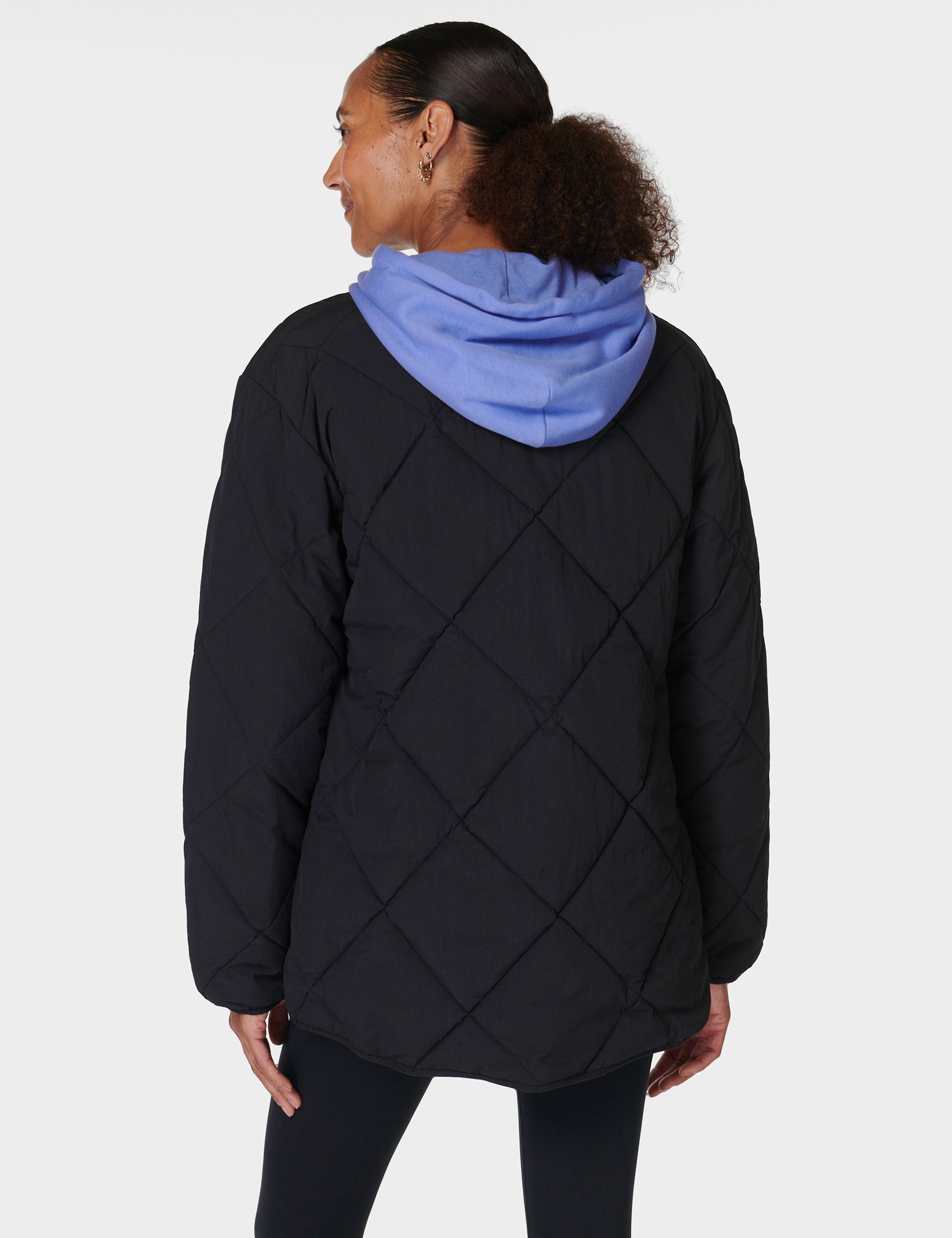 Sweaty Betty On The Move Quilted Jacket Black The Sports Edit
