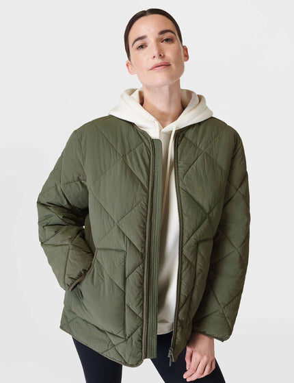 Sweaty Betty On The Move Quilted Jacket - Ivy Greenimages1- The Sports Edit