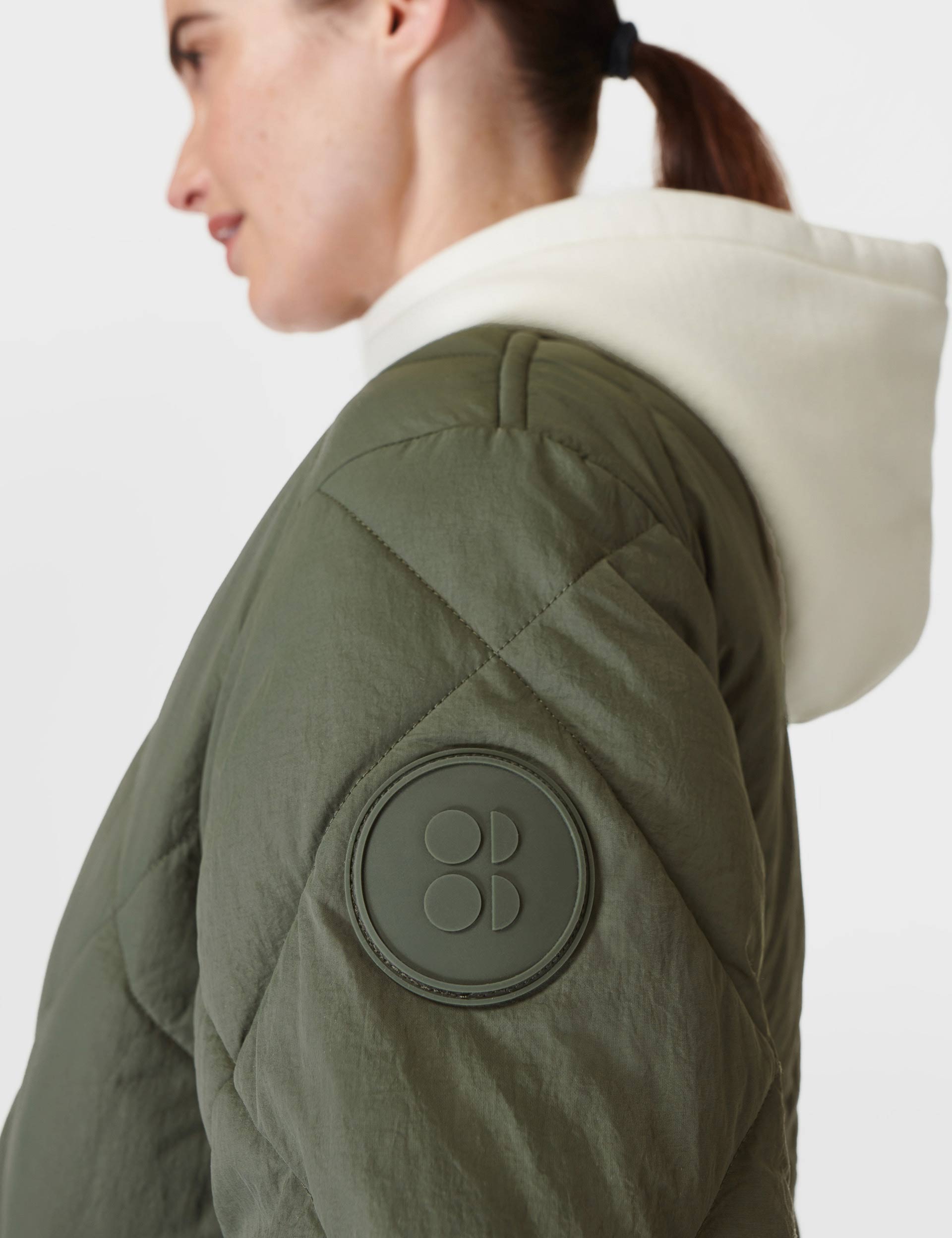 Sweaty Betty | On The Move Quilted Jacket -Ivy Green | The Sports Edit