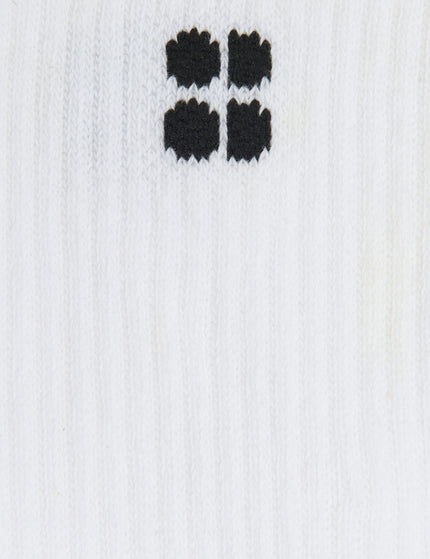 Sweaty Betty Pilates Crew Gripper Sock 2 Pack - White/Blackimages4- The Sports Edit