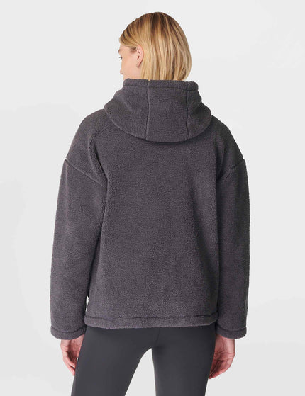 Sweaty Betty Plush Textured Hoody - Urban Greyimages2- The Sports Edit