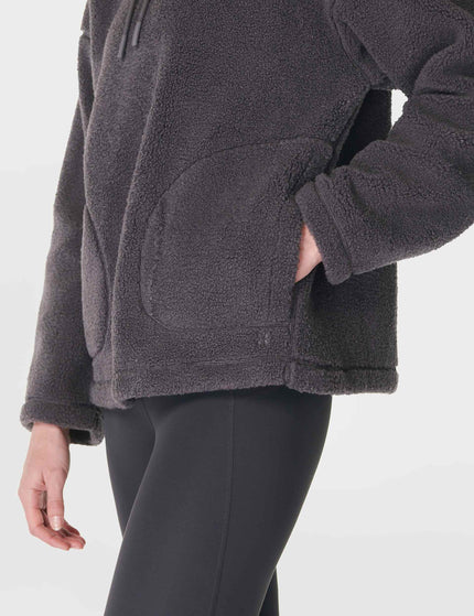 Sweaty Betty Plush Textured Hoody - Urban Greyimages4- The Sports Edit