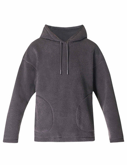 Sweaty Betty Plush Textured Hoody - Urban Greyimages6- The Sports Edit