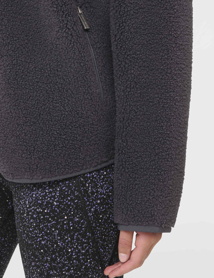 Sweaty Betty Plush Textured Zip Up Fleece - Nebula Blueimages4- The Sports Edit