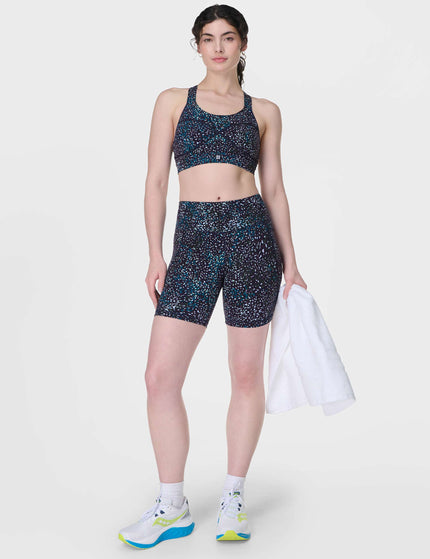 Sweaty Betty Power 6" Cycling Shorts - Blue Aurora Printimages7- The Sports Edit