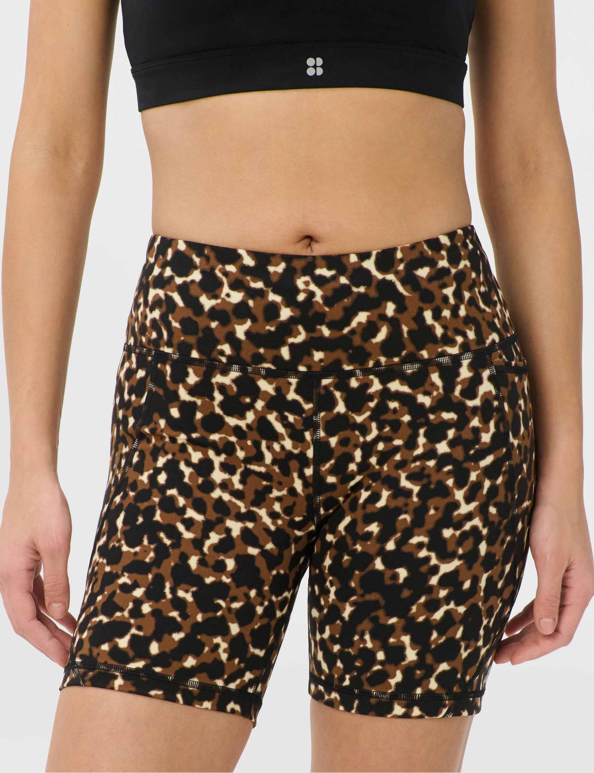 Power 6" Cycling Shorts Offbeat Animal Print
