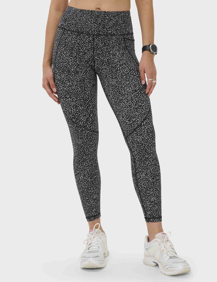 Sweaty Betty Power 7/8 Gym Leggings - Black Micro Dot Printimages1- The Sports Edit